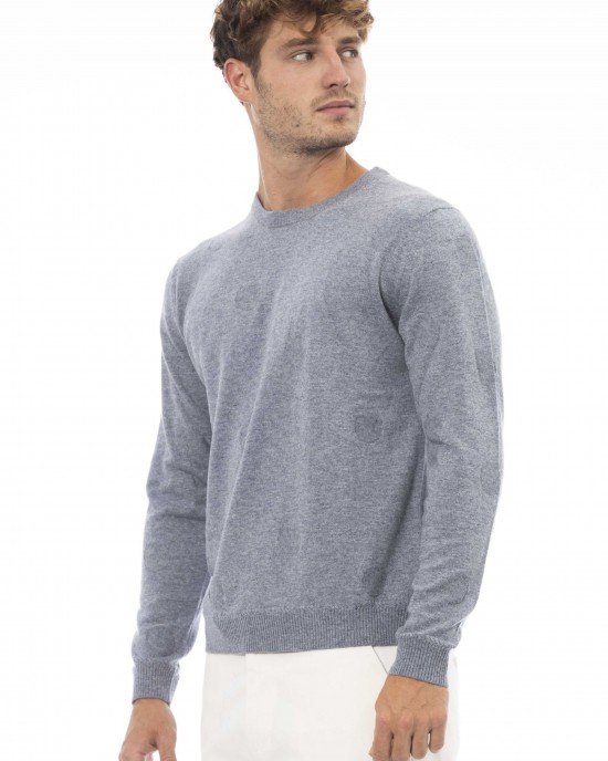 Crewneck Sweater. Long Sleeves. Fine Rib Collar. Cuffs And Bottom Hem. Regular Fit.