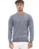 Crewneck Sweater. Long Sleeves. Fine Rib Collar. Cuffs And Bottom Hem. Regular Fit.