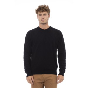 Crewneck Sweater. Long Sleeves. Fine Rib Collar. Cuffs And Bottom Hem. Regular Fit.