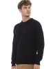 Crewneck Sweater. Long Sleeves. Fine Rib Collar. Cuffs And Bottom Hem. Regular Fit.