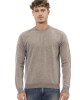 Crewneck Sweater. Long Sleeves. Fine Rib Collar. Cuffs And Bottom Hem. Regular Fit.