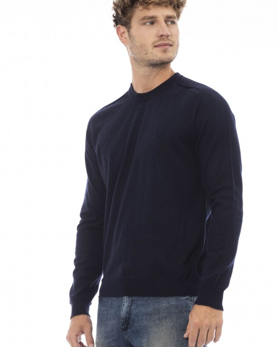 Crewneck Sweater. Long Sleeves. Fine Rib Collar. Cuffs And Bottom Hem. Regular Fit.