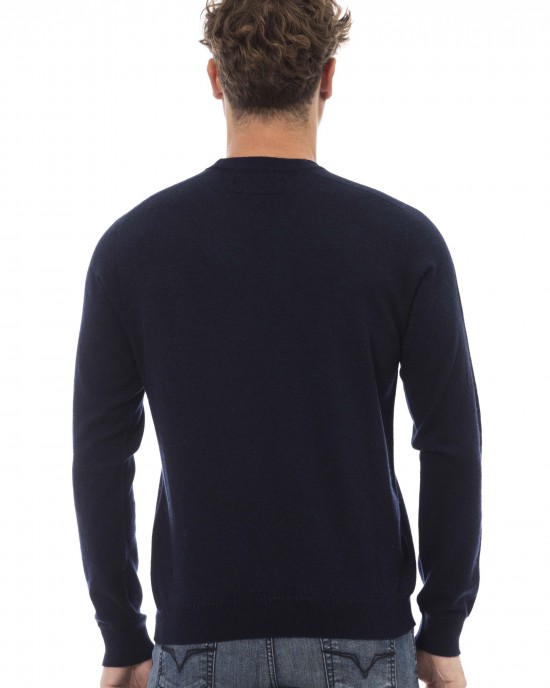 Crewneck Sweater. Long Sleeves. Fine Rib Collar. Cuffs And Bottom Hem. Regular Fit.