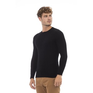 Crewneck Sweater. Long Sleeves. Fine Rib Collar. Cuffs And Bottom Hem.