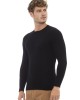 Crewneck Sweater. Long Sleeves. Fine Rib Collar. Cuffs And Bottom Hem.