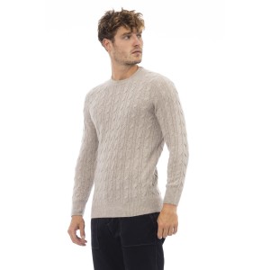 Crewneck Sweater. Long Sleeves. Fine Rib Collar. Cuffs And Bottom Hem.