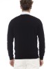 V-neck Sweater Long Sleeves. Fine Rib Collar. Cuffs And Bottom Hem. Regular Fit.