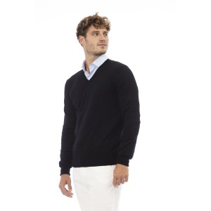 V-neck Sweater Long Sleeves. Fine Rib Collar. Cuffs And Bottom Hem. Regular Fit.