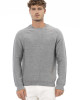 Crewneck Sweater. Long Sleeves. Fine Rib Collar. Cuffs And Bottom Hem. Regular Fit.