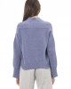 Cardigan. Button Closure. Front Pockets. Fine Ribbed Collar Cuffs And Bottom.