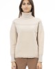 Turtleneck Sweater. Long Sleeve. Fine Ribbed Cuffs And Bottom.