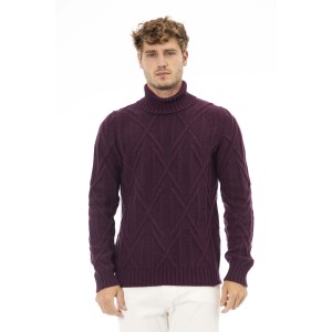 Turtleneck Sweater. Long Sleeves. Rib Collar. Cuffs And Bottom Hem.