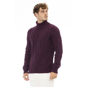 Turtleneck Sweater. Long Sleeves. Rib Collar. Cuffs And Bottom Hem.