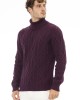 Turtleneck Sweater. Long Sleeves. Rib Collar. Cuffs And Bottom Hem.