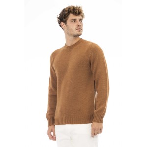 Crewneck Sweater. Long Sleeves. Ribbed Collar. Cuffs And Bottom. Regular Fit.