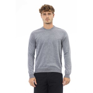 Crewneck Sweater. Long Sleeves. Fine Rib Collar. Cuffs And Bottom Hem. Regular Fit.