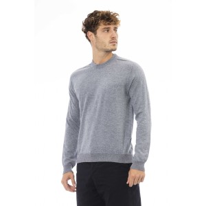 Crewneck Sweater. Long Sleeves. Fine Rib Collar. Cuffs And Bottom Hem. Regular Fit.