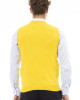 Vest With V-neckline Fine Rib Knit Collar And Bottom. Regular Fit.