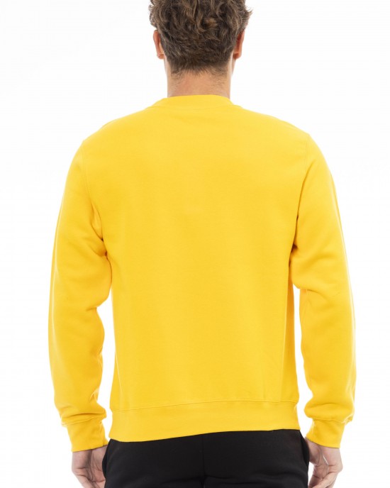 Fleece Sweater With Crew Neck. Long Sleeves. Fine Ribbed Cuffs And Bottom Hem. Embroidered Logo.