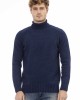 Turtleneck Sweater. Long Sleeves. Ribbed Cuffs And Bottom.