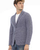 Fabric Jacket. Classic Model. Front Pockets. Button Closure.