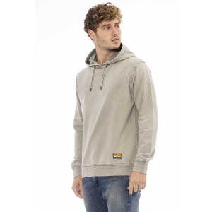Sweatshirt With Hood And Drawstring. Long Sleeves. Fine Ribbed Cuffs And Bottom Hem.
