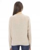 Sweater With Crew Neck. Long Sleeves. Baldinini Trend Monogram In Metal. Ribbed Neck Wrists And Bottom Of The Knit. Fine Rib Collar Cuffs And Bottom Hem.