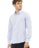 Regular Fit Shirt. Italian Collar. Front Closure With Buttons. Closure With Buttons On The Cuffs.