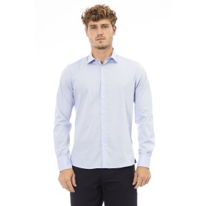 Regular Fit Shirt. Italian Collar. Front Closure With Buttons. Closure With Buttons On The Cuffs.