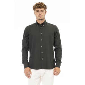 Shirt. Short Button-down Neck. Front Closure With Buttons. Button Closure On Cuffs.