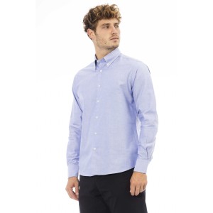 Shirt. Short Button-down Neck. Front Closure With Buttons. Button Closure On Cuffs.