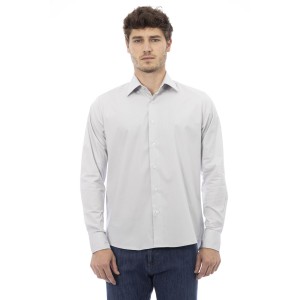 Regular Fit Shirt. Italian Collar. Front Closure With Buttons. Closure With Buttons On The Cuffs.