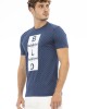 Short Sleeve T-shirt With Round Neck. Front Print.