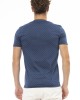 Short Sleeve T-shirt With Round Neck. Front Print.