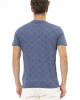 Short Sleeve T-shirt With Round Neck. Front Print.
