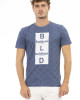 Short Sleeve T-shirt With Round Neck. Front Print.