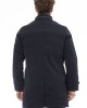 Long Jacket With External Welt Pockets. Baldinini Trend Monogram. Front Closure With Zip And Buttons.