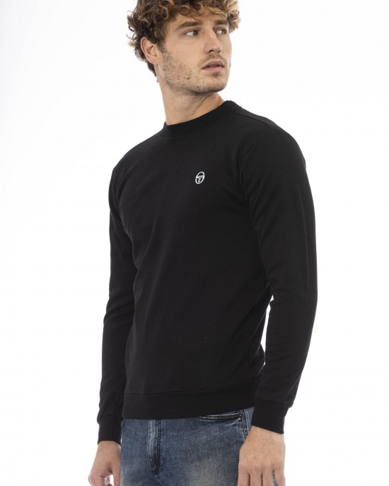 Sweatshirt Crew Neck. Long Sleeves. Neck Cuffs And Bottom Of Fine Ribbed Knit. Embroidered Logo.