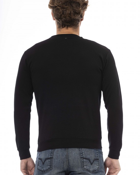 Sweatshirt Crew Neck. Long Sleeves. Neck Cuffs And Bottom Of Fine Ribbed Knit. Embroidered Logo.