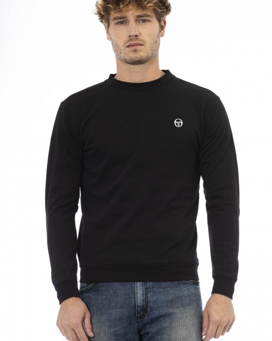 Sweatshirt Crew Neck. Long Sleeves. Neck Cuffs And Bottom Of Fine Ribbed Knit. Embroidered Logo.