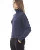 Volcano Neck Sweater. Long Sleeves. Ribbed Neck Wrists And Bottom Of The Knit. Monogram Baldinini Trend In Metal.