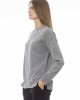 Crew Neck Sweater. Long Sleeves. Central Seam. Ribbed Neck Wrists And Bottom Of The Knit. Side Slits. Monogram Baldinini Trend In Metal.