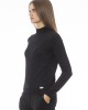 Turtleneck Sweater. Long Sleeves. Ribbed Neck Wrists And Bottom Of The Knit. Monogram Baldinini Trend In Metal.