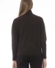 Turtleneck Sweater. Long Sleeves. Neck Cuffs And Bottom Of Fine Ribbed Knit. Monogram Baldinini Trend In Metal.