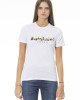 Short Sleeve T-shirt With Crew Neck. Baldinini Trend Print On The Front.