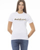 Short Sleeve T-shirt With Crew Neck. Baldinini Trend Print On The Front.