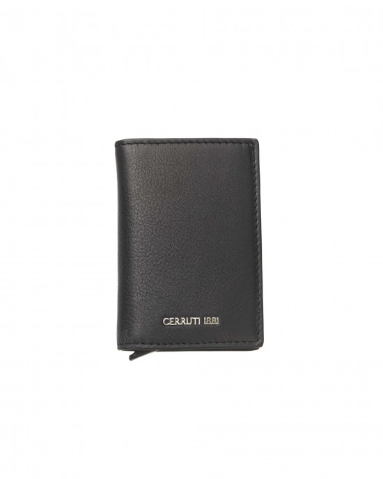 Leather Wallet. Front Logo. 10*7*2
