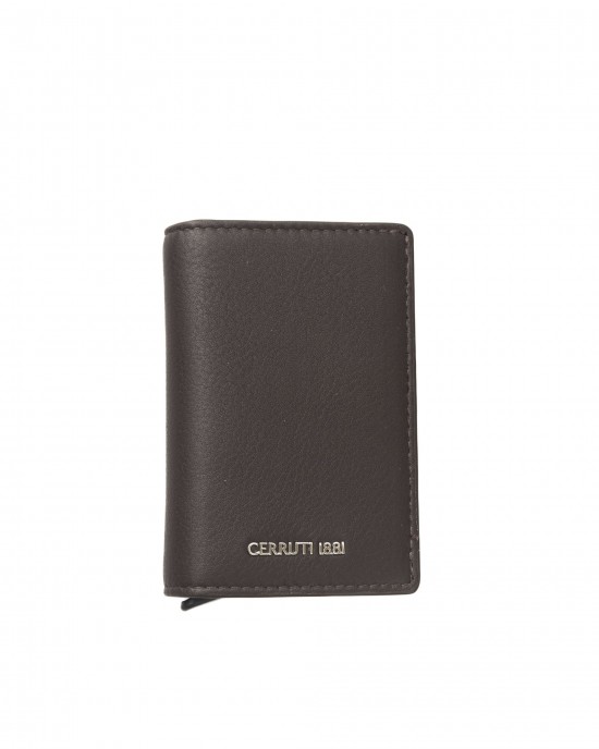 Leather Wallet. Front Logo. 10*7*2