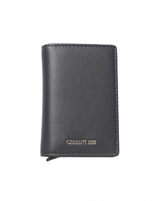 Leather Wallet. Front Logo. 10*7*2