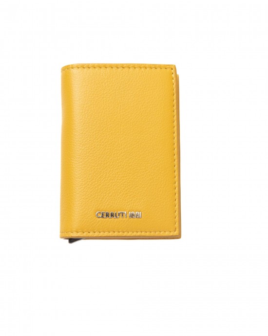 Leather Wallet. Front Logo. 10*7*2